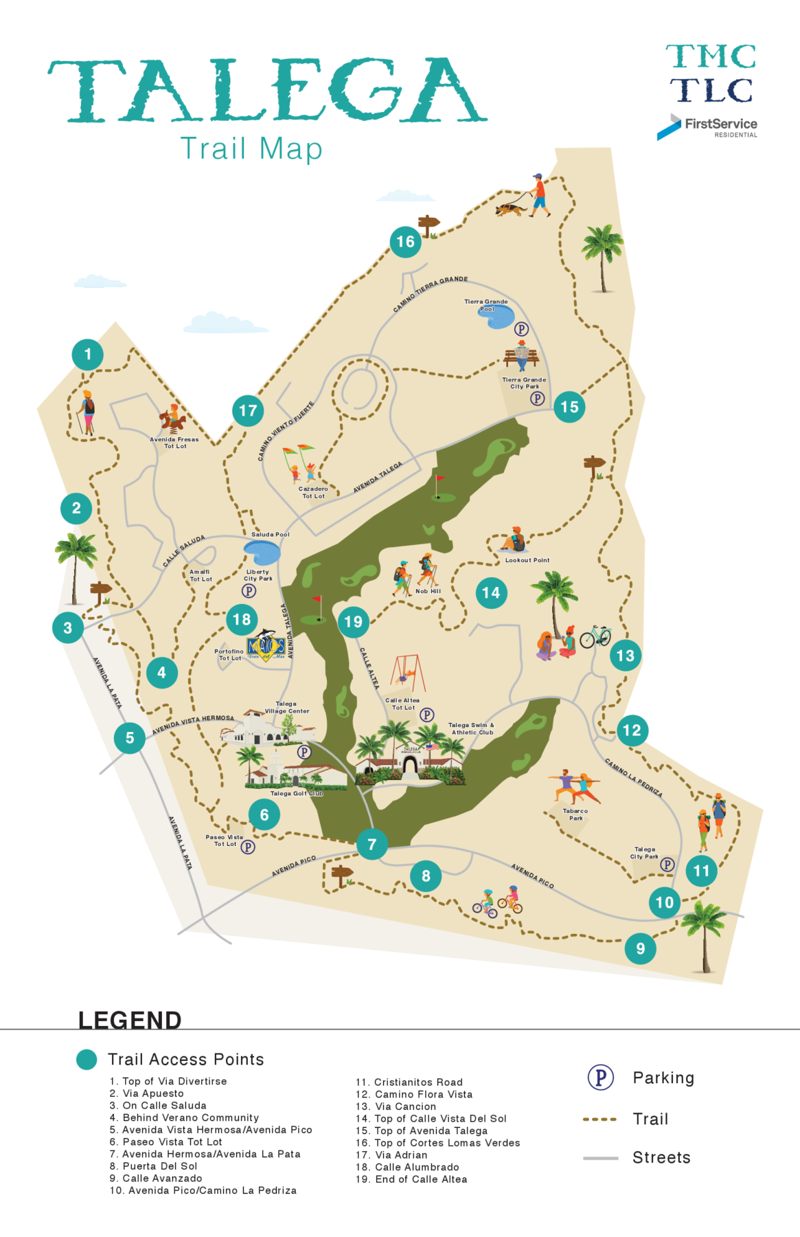 Trail Maps Talega Today