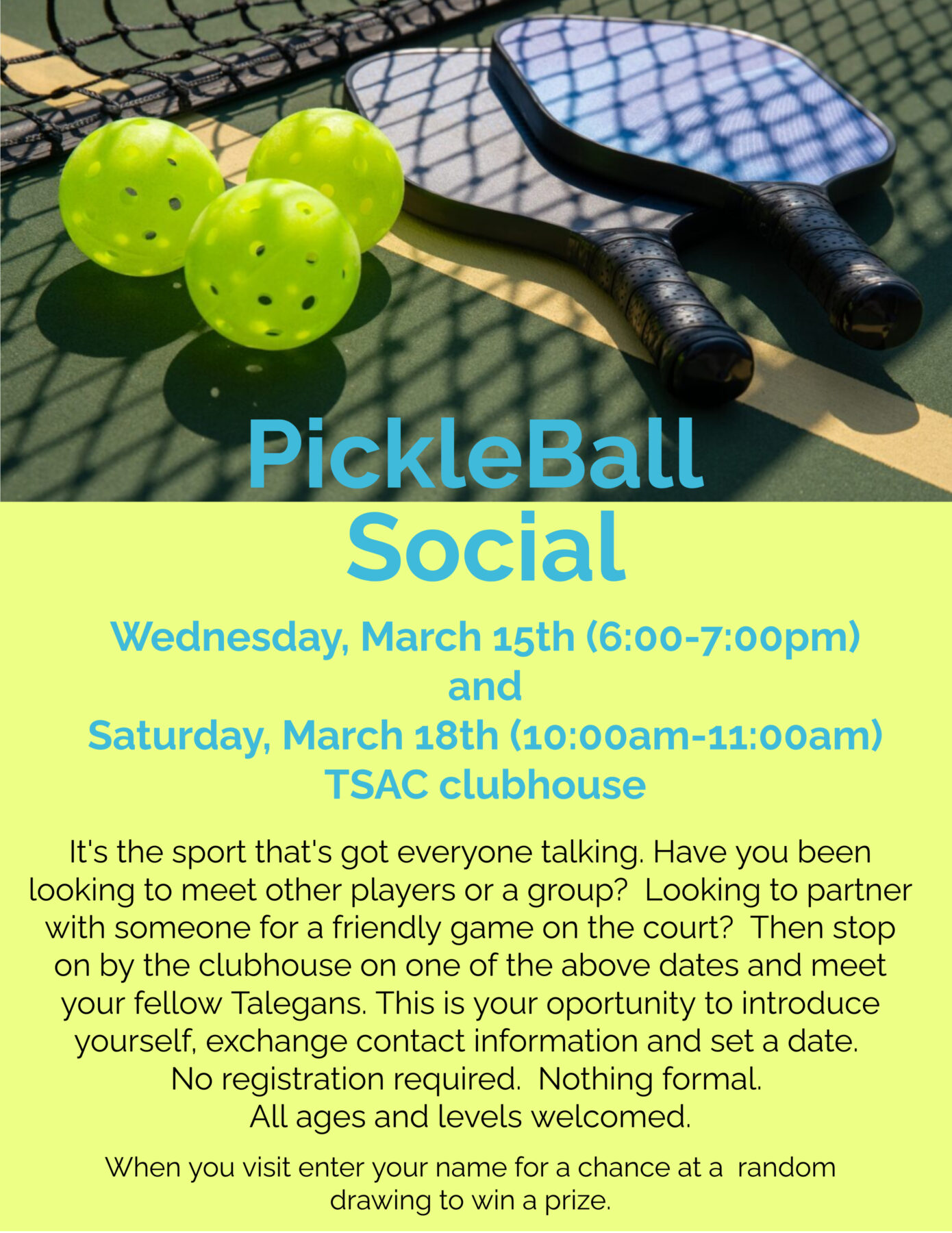 Pickleball Social - Talega Today