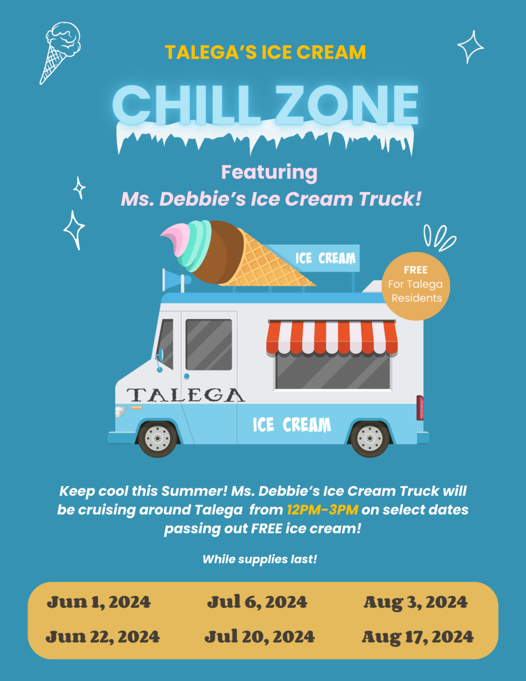 Events Ice Cream Chill Zone