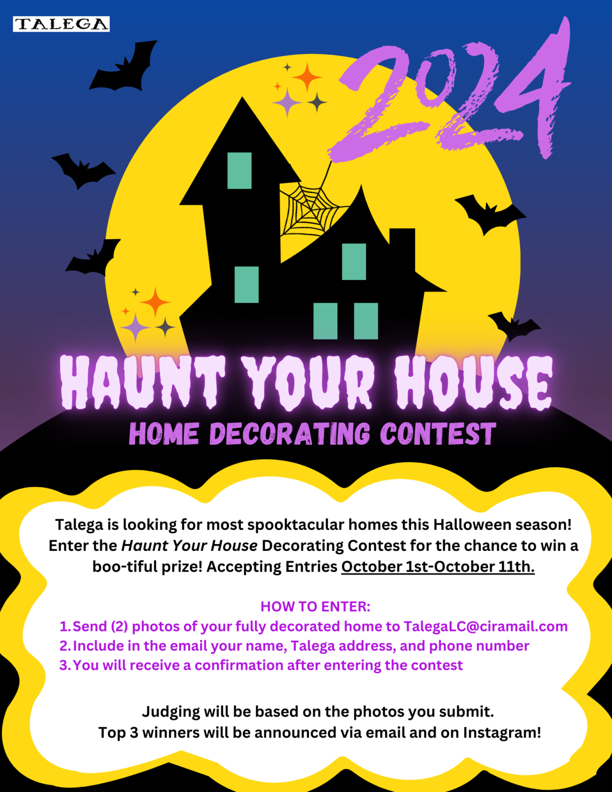 Haunt your house decorating flyers (3)