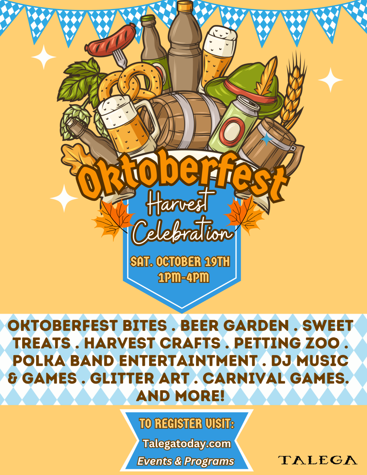 Oktoberfest Harvest flyer