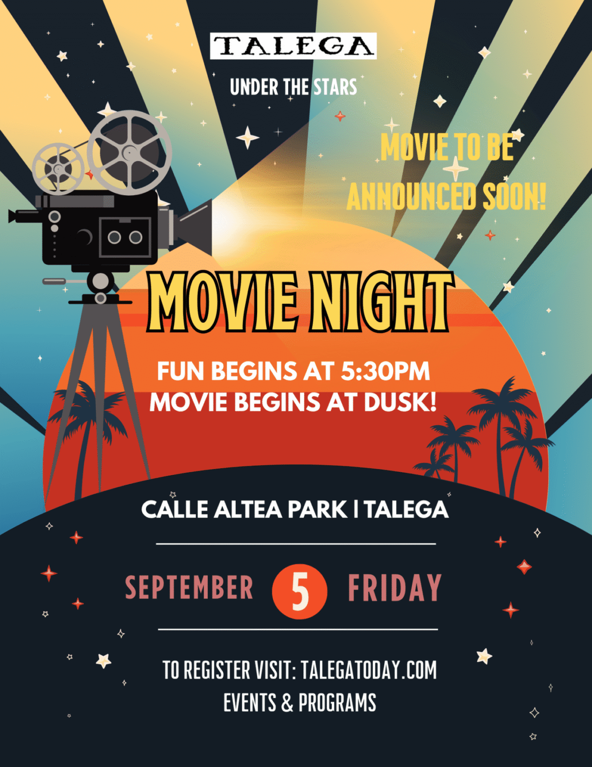 Talega's Movie Night Under the Stars