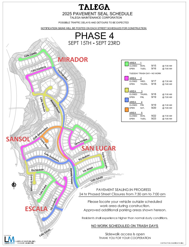 Escala-Mirador-Sansol-SanLucar-Notice-of-Street-Seal-Coating-9-15-to-9-23