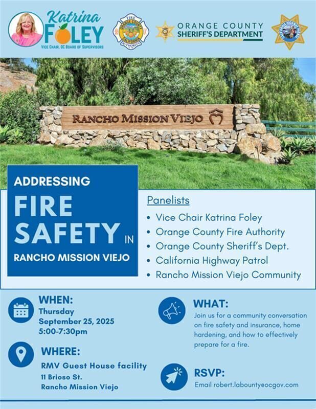 Addressing Fire Safety in Rancho Mission Viejo