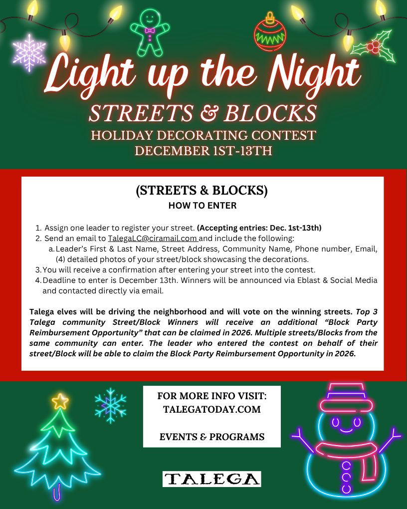 Light Up the Night Streets & Blocks 2025